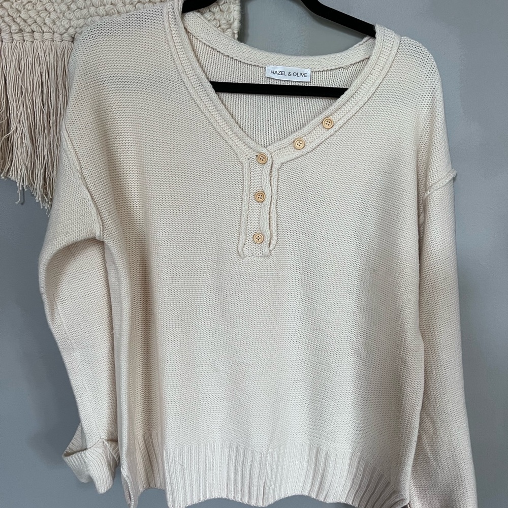 Hazel & Olive V Neck Sweater